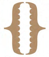 Collections - Scallop Brackets - Pack 6 sets