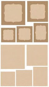 Collections - Chipboard Bracket Books mini - 5 sets