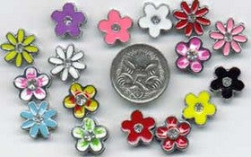 FTI - Metal Flower Ribbon Slide - 4 Pk