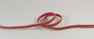 FTI - Braiding Ribbon - Hot Pink & Green - 2m