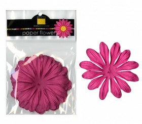 Bazzill - Paper Flowers - Hot Pink 3"