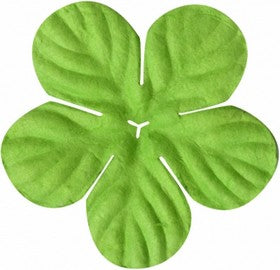 Bazzill - Paper Tropical Flowers - Lemon Lime - 4.5cm