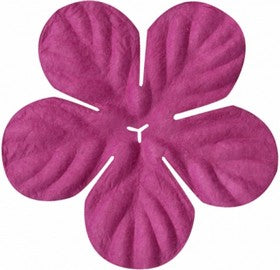 Bazzill - Paper Tropical Flowers - Bubblegum - 4.5cm