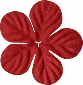 Bazzill - Paper Tropical Flowers - Ruby Slipper - 4.5cm