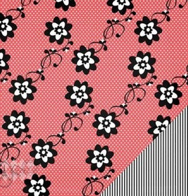 3 Bugs in a Rug - A Trip to Paris - Fleurs - 12x12" Double Sided Paper