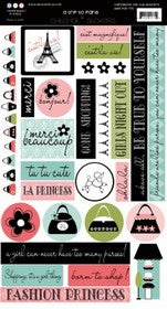 3 Bugs in a Rug - A Trip to Paris Collection - Stickers