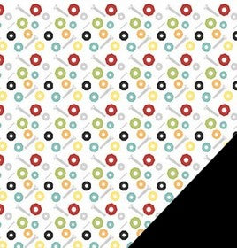 3 Bugs in a Rug - Tool Time Collection - Nuts & Bolts - 12X12" Double Sided Paper