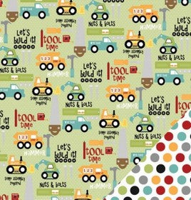 3 Bugs in a Rug - Tool Time Collection - Tool Time Words - 12X12" Double Sided Paper