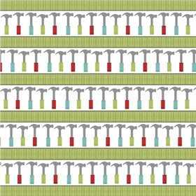 3 Bugs in a Rug - Tool Time Collection - Hammer Time - 12X12" Double Sided Paper