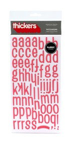 American Crafts - Thickers - Patchwork - Ladybug - Fabric Stickers