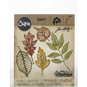 Sizzix - Tim Holtz - Thinlits - Skeleton Leaves