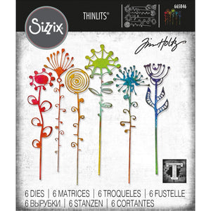 Sizzix - Tim Holtz - Thinlits - Artsy Stems
