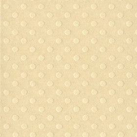 Bazzill Dotted Swiss - Sandbox - 12x12"
