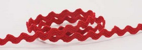FTI - Ric Rac Ribbon - Red 1m