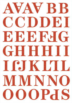 KaiserCraft - Empire Collection - Alpha Stickers