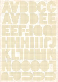 KaiserCraft - Alpha Stickers - Cream