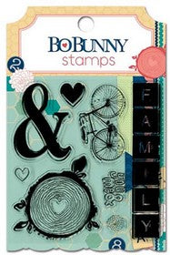 Bo Bunny - Family Is Collection - Clear Stamp