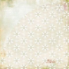 Basic Grey - Wassail Collection - Snow Dust - 12x12" Double Sided Paper