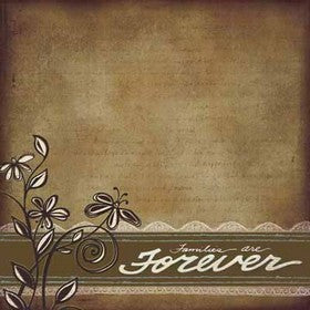 Carolee's Creations - Adornit - Families are Forever 12x12" paper