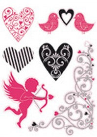 KaiserCraft - Love Notes Collection - Printed Chipboard