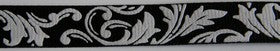Adornit - Carolee's Creations - Floral Black Ribbon - 1m