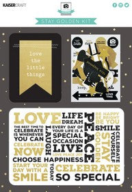 KaiserCraft - Stay Golden Collection - Captured Moments Kit