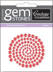 Couture Creations - Red Rhinestones 100pk