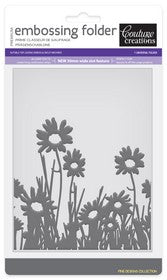 Couture Creations - A2 Embossing Folder - Fine Collection - Pure Pleasure