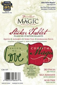 Little Yellow Bicycle - Christmas Magic - Sticker Tablet