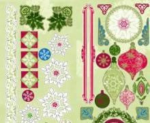 Little Yellow Bicycle - Christmas Magic Collection - Favourite Pieces - Foil Cardstock Stickers