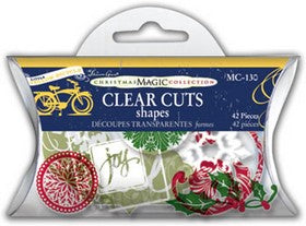 Little Yellow Bicycle - Christmas Magic - Clear Cuts - Shapes