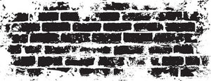 KaiserCraft - Clear Stamps - Brick Wall Texture Stamp