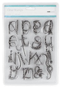KaiserCraft - Clear Stamps Doodled Alphabet