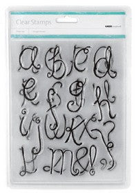KaiserCraft - Clear Stamps - Squiggle Alphabet