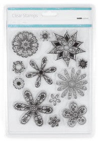 KaiserCraft - Clear Stamps - Flowers