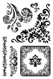 KaiserCraft - Gypsy Sisters Collection - Clear Acrylic Stamps - CS738