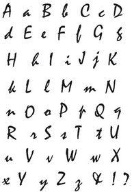 KaiserCraft - Clear Acrylic Stamps - Cursive Script