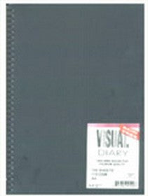 Visual Diary - Twin spiral bound A4 Pad - Heavy Duty