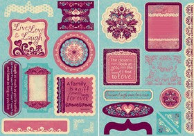 KaiserCraft - Gypsy Sisters Collection - Die Cut Elements