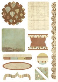 KaiserCraft - Up Up & Away Collection - Die Cut Elements
