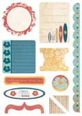 KaiserCraft - Seaside Collection - Die Cut Elements