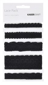 KaiserCraft - Lace Pack - Black