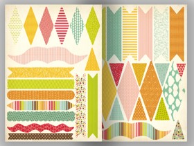 KaiserCraft - Save the Date Collection - Flag Stickers