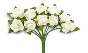 KaiserCraft - Mini Paper Blooms - Coconut