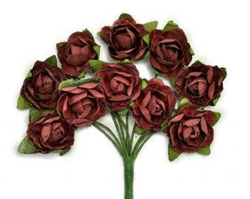 KaiserCraft - Mini Paper Blooms - Aubergine