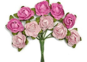 KaiserCraft - Mini Paper Blooms - Fuchsia