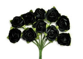 KaiserCraft - Mini Paper Blooms - Black