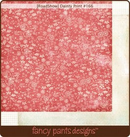 Fancy Pants - Road Show - Dainty Print - Paper 12x12" - #166
