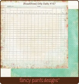 Fancy Pants - Road Show - Dilly Dally - Paper 12x12" - #167