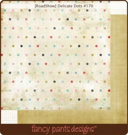 Fancy Pants - Road Show - Delicate Dots Paper 12x12"